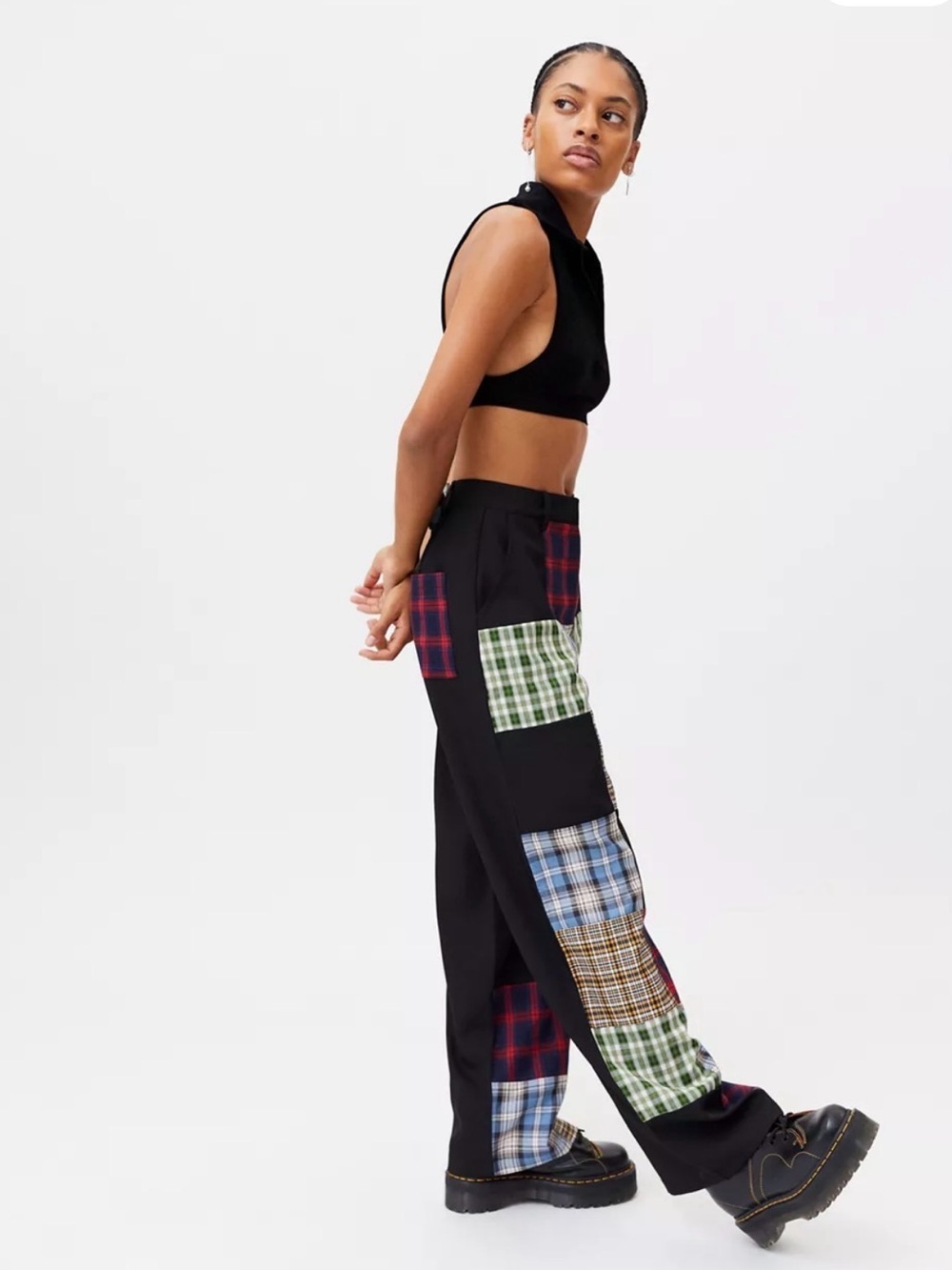 🆕The Ragged Priest - Error Patchwork High Rise Slouchy Straight Leg pant - Picture 3 of 15